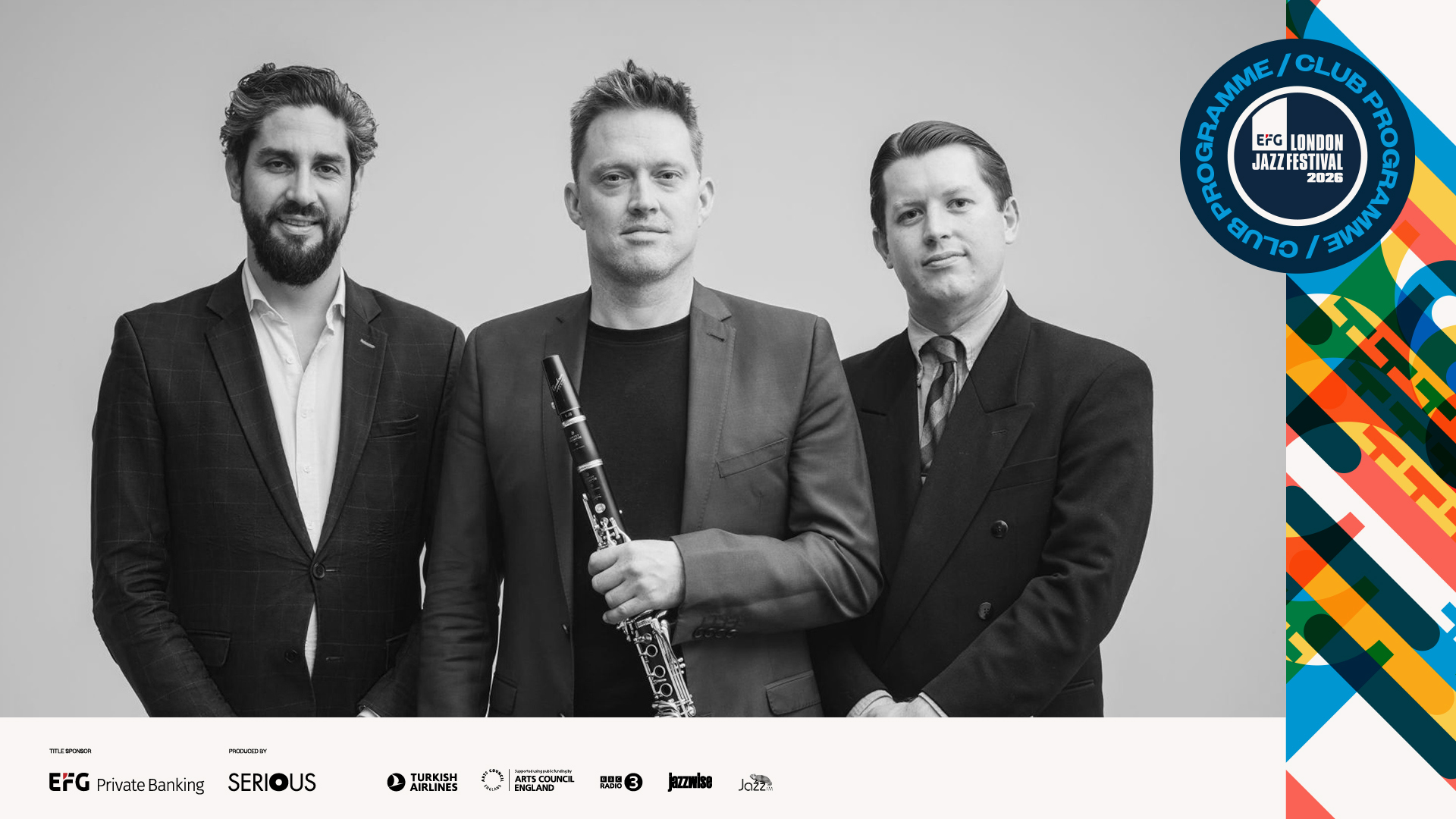 Adrian Cox Trio artwork from PizzaExpress Jazz Club Soho
