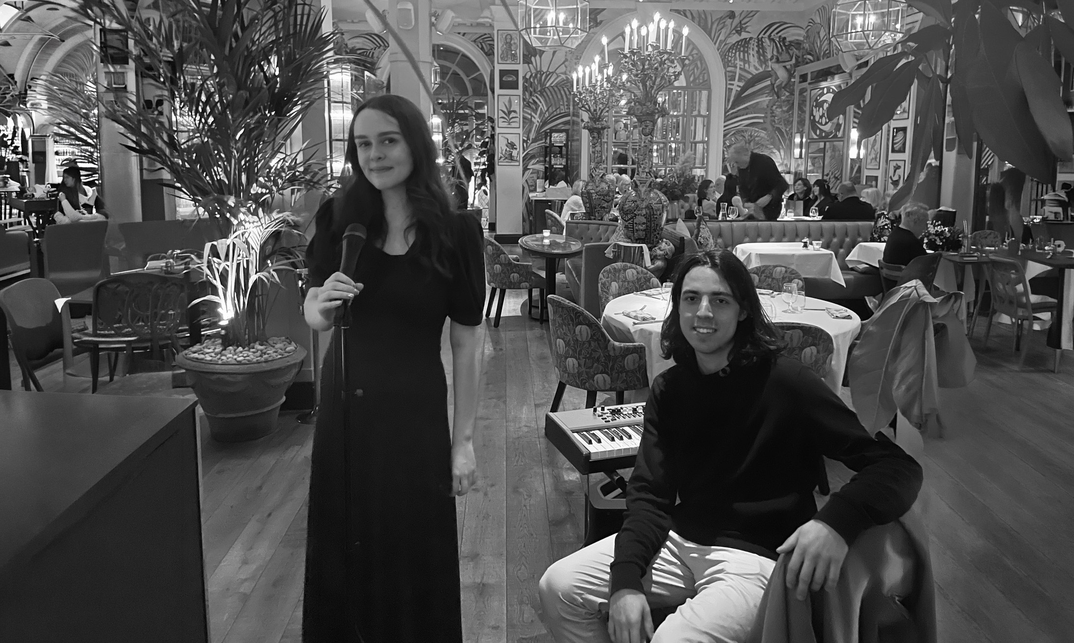 Lauren Rogers & Daniel Kabakov artwork from PizzaExpress Live Leicester Square