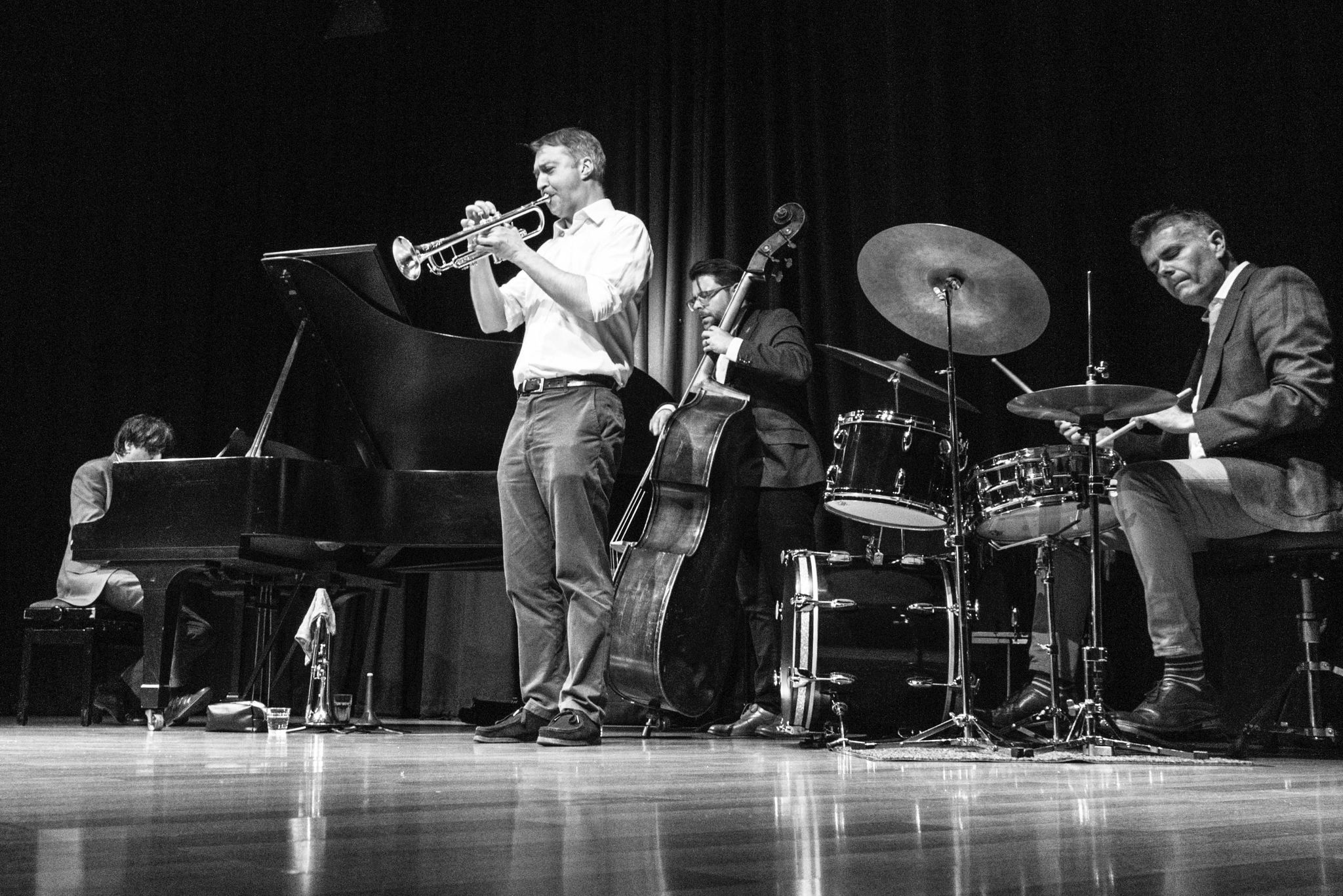Steve Fishwick | Leon Greening Quartet artwork from PizzaExpress Jazz Club Soho